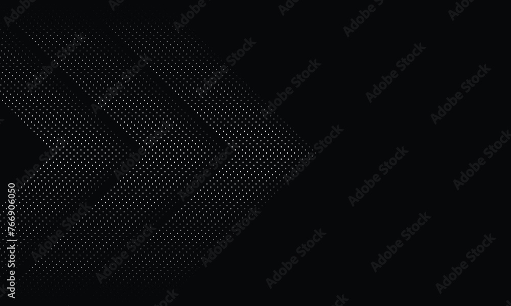 Poster 3d techno abstract background overlap layer on dark space with glowing dots shape decoration. modern