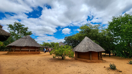Appearance of a traditional house of the Maasai people