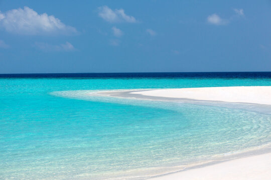 Idyllic beach in the Maldives, indian ocean , asia , nobody, 