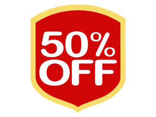 Discount Up to 50% Banner Illustration
