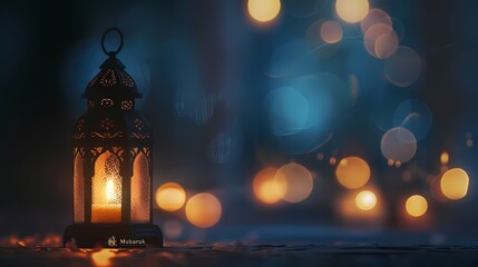 A serene scene featuring a simplistic portrayal of a lantern, its gentle light illuminating the surrounding darkness, while the phrase 