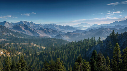 Fototapeta premium Majestic Panorama of Untouched Wilderness