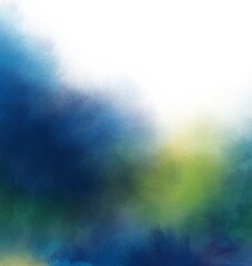 Beautiful abstract watercolor background. Versatile artistic image for creative design projects: posters, banners, cards, covers, magazines, prints, brochures, wallpapers. Artist-made art, no AI.