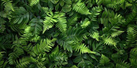 Lush Green Leaf Texture Closeup