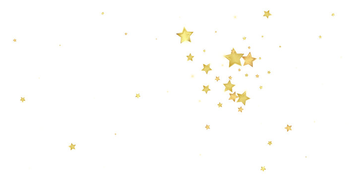 Magic stars vector overlay.  Gold stars scattered