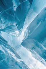Obraz premium Closeup ice surface texture. Background image. Created with Generative AI technology.