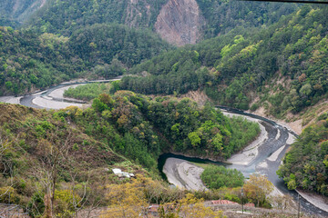 Lishan Mountains in Taichung of Taiwan