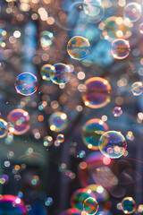 screen filled with bubbles