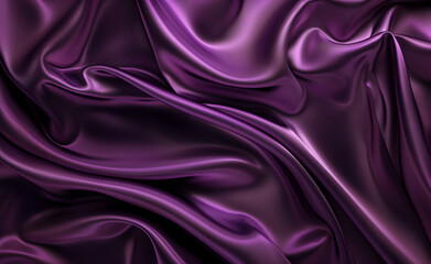 Obraz premium Opulent Elegance: Dark Purple Pink Silk Satin Background