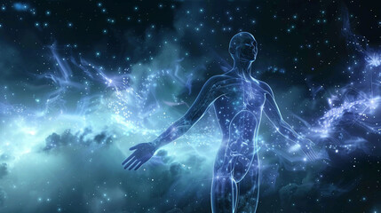 The feeling of pulling various frequencies into my body, the feeling of dreamy and mysterious