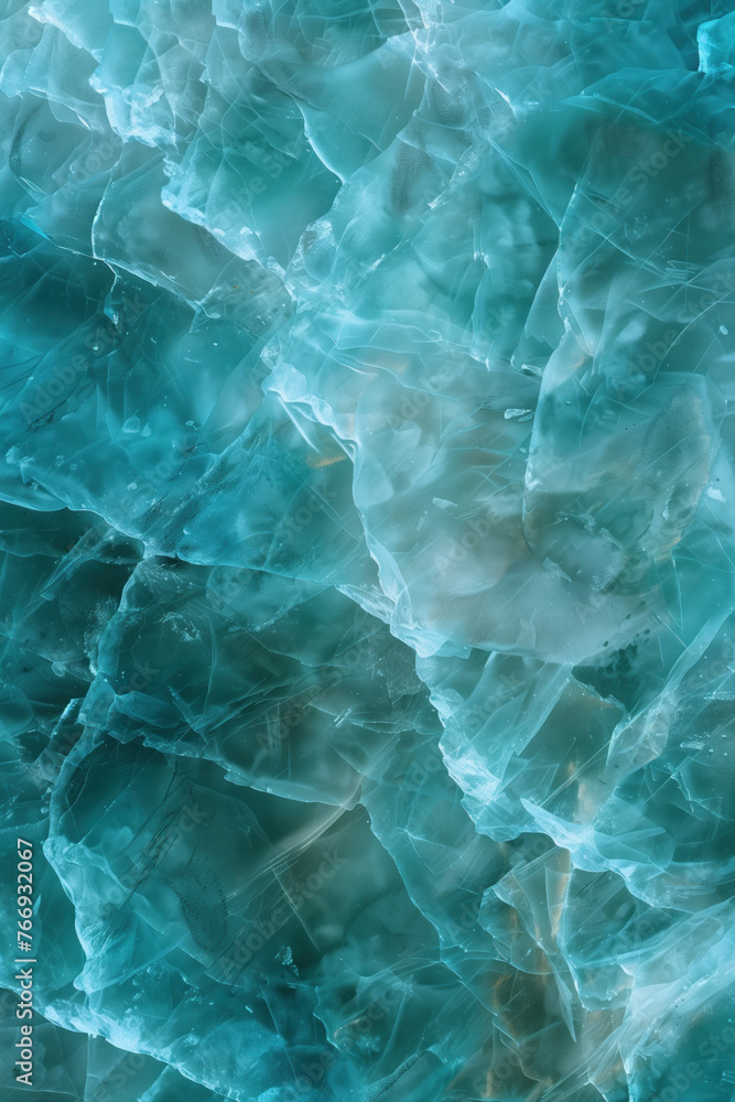 Poster closeup ice surface texture. background image. created with generative ai technology.