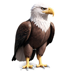 an eagle on a transparent background