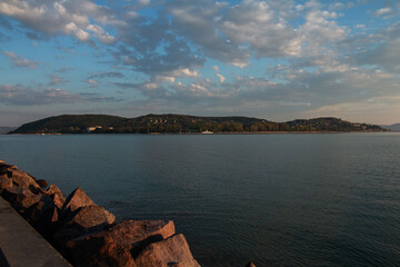 Sunrise on the lake.