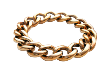 Circlet Chain isolated on transparent Background