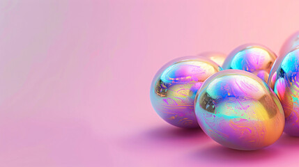 iridescent chrome eggs 