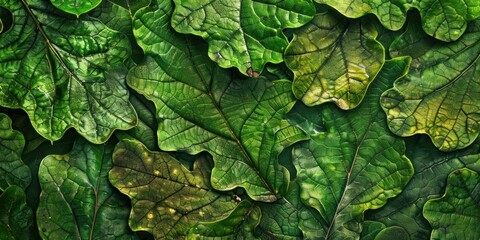 Vibrant Leaf Organic Texture - obrazy, fototapety, plakaty