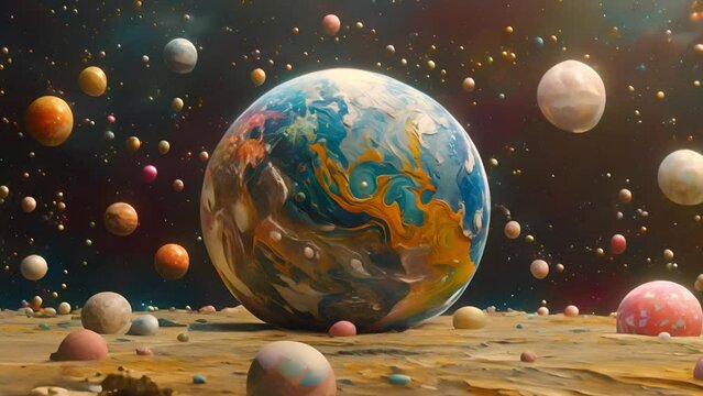 宇宙空間と地球,Generative AI 