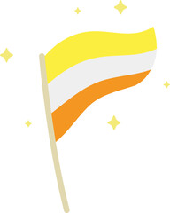 Maverique Pride Flag Illustration LGBTQ