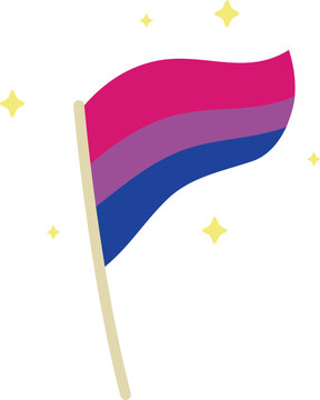 Bisexual Flag Illustration LGBTQ