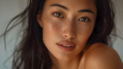 Fototapeta premium close up portrait of a women