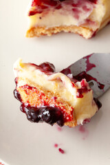 ラズベリー　チーズケーキ