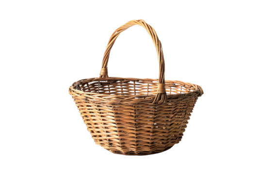 The Hollow Basket isolated on transparent Background