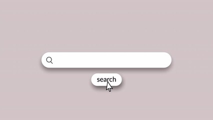 searching on internet web overplay template animation, Search engine animation template.