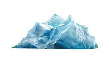 Crisp Glacier Treats: Fresh Frillice isolated on transparent Background