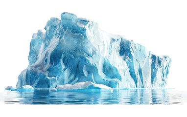 Crisp Glacier Treats: Fresh Frillice isolated on transparent Background