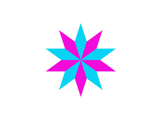 colorful flower logos 