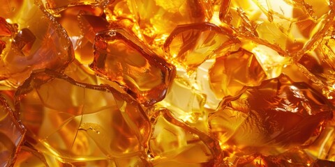 Amber Organic Texture Closeup