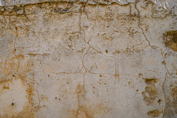 Obraz na płótnie Canvas Old concrete grunge wall as background and texture