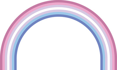 Bigender Pride Flag Rainbow LGBTQ Illustration