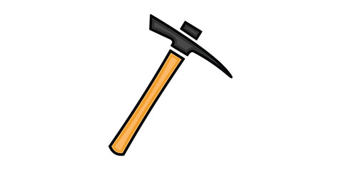 MINING HAMMER ILLUSTRATION VECTOR DESIGN