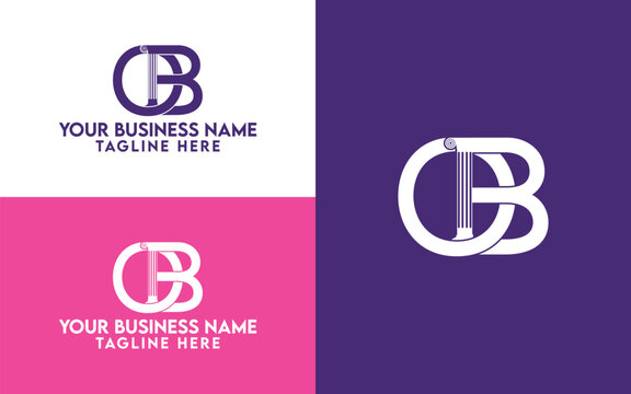 Initial Letter O and B Design, OB Monogram or logo design