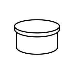 Box icon vector. Package illustration sign. Carton symbol or logo.