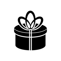 Gift icon vector. present illustration sign. birthday symbol. sale logo.