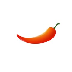 Red Hot spicy chillies peppers , chili Peppers illustration on white background pattern 