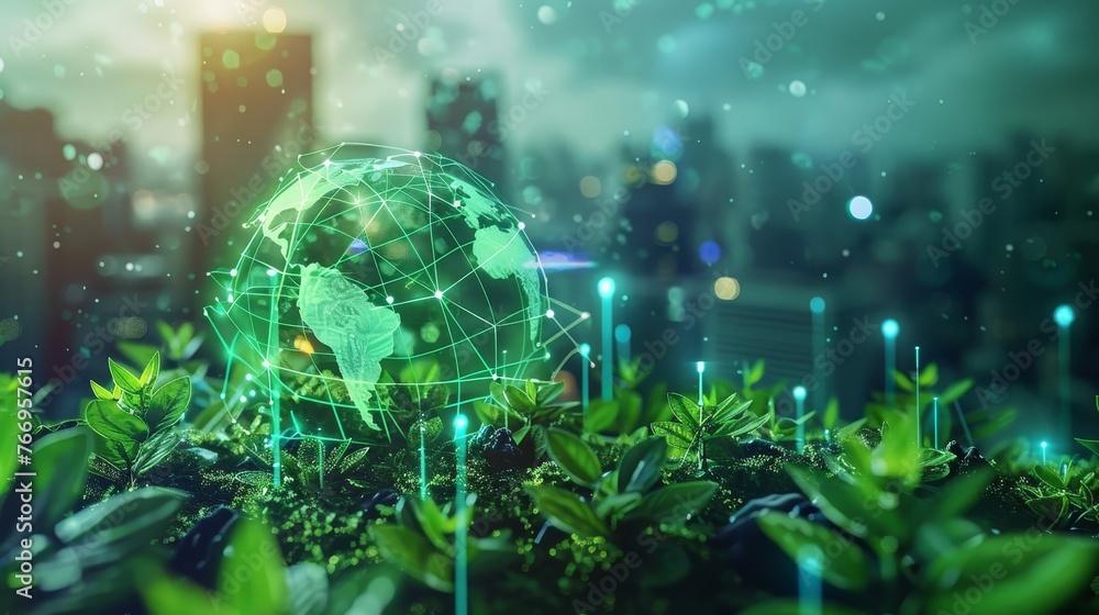 Poster sdgs. sustainable development. green technologies. environmental technology concept. sustainable dev