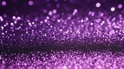 A purple background with a lot of glitter. The glitter is purple and it looks like it's sparkling