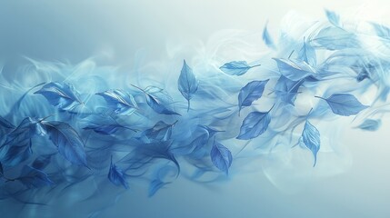 This modern illustration represents a swirl of fresh air moving through the air. It has an airflow effect on a light background. The arrows show the movement of clean air.