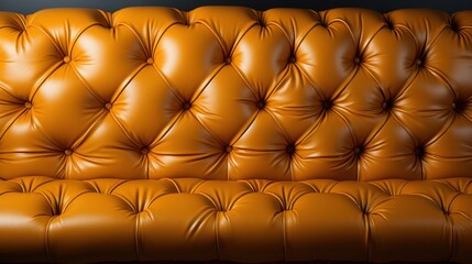 Gold leather upholstery