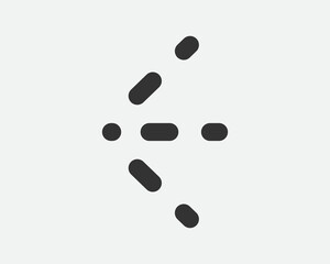 Spray icon of aerosol or airbrush for water gas nozzle steam, perfume deodorant, graffiti paint. Sign shower drops, disinfection, cleaning.