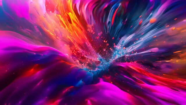 abstract wave background. 4k video