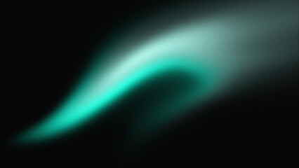 White and turquoise Grainy noise texture gradient background