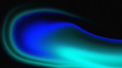 Blue and turquoise Grainy noise texture gradient background