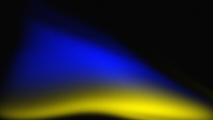 Blue and yellow Grainy noise texture gradient background