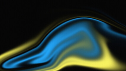 Black, blue, and yellow Grainy noise texture gradient background