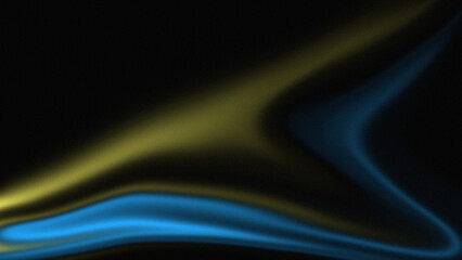 Fototapeta premium Black, blue, and yellow Grainy noise texture gradient background