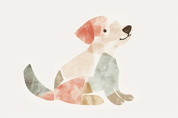 Joyful Puppy Illustration - 766978407